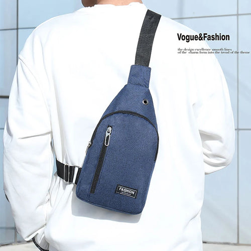 Chest Bag Men New Leisure Fashion Trend One Shoulder Chest Bag Outdoor