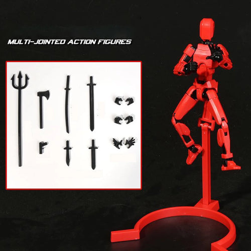 UNGH Multi-Jointed Movable Robot 3D Printed Mannequin Toy 13 Action