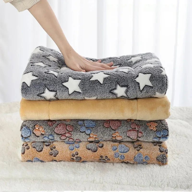 Flannel Pet Sleeping Mat Dog Bed Cat Litter Puppy Bed Dog Sofa Lovely
