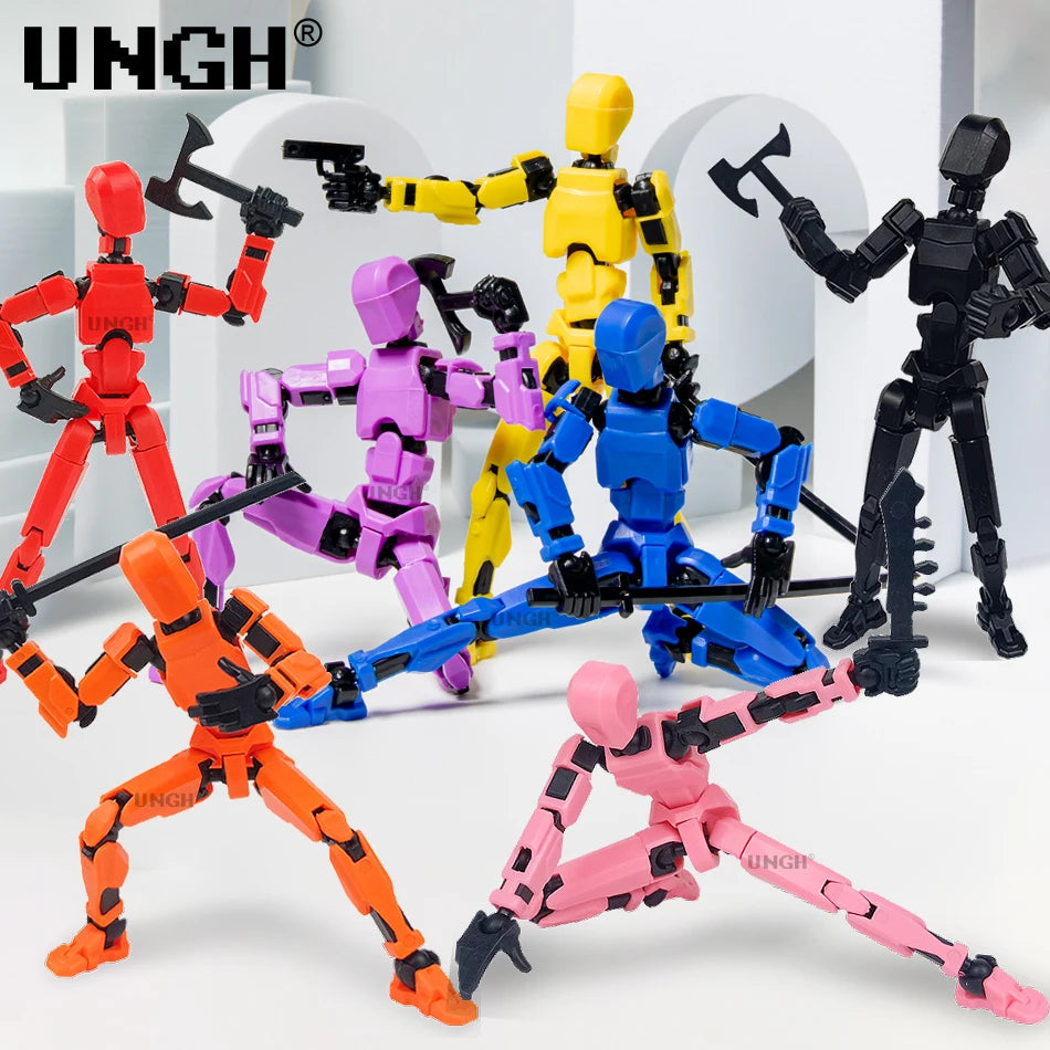 UNGH Multi-Jointed Movable Robot 3D Printed Mannequin Toy 13 Action