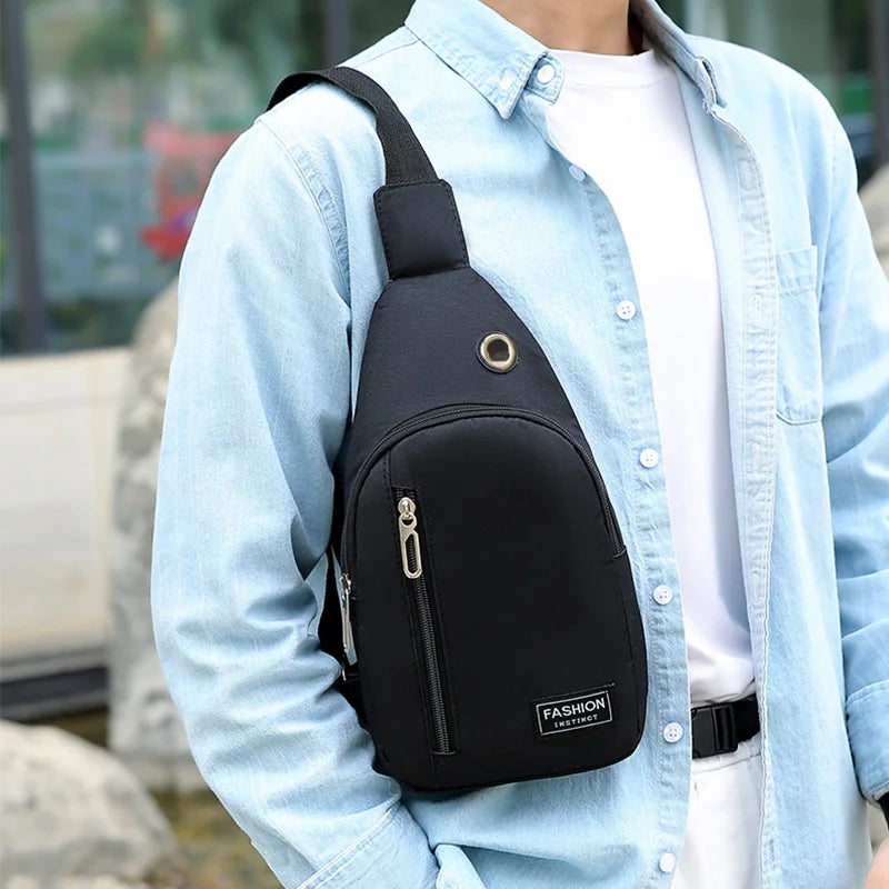 Chest Bag Men New Leisure Fashion Trend One Shoulder Chest Bag Outdoor