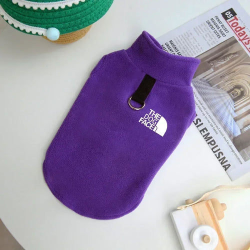 Pet Dog Clothes Autumn Winter Coat Fleece Warm Sweater Vest For Small
