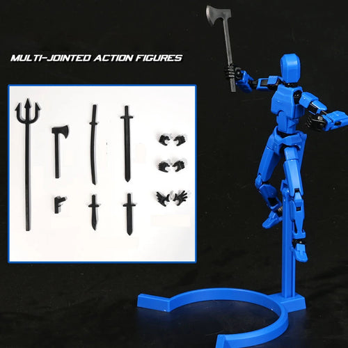 UNGH Multi-Jointed Movable Robot 3D Printed Mannequin Toy 13 Action