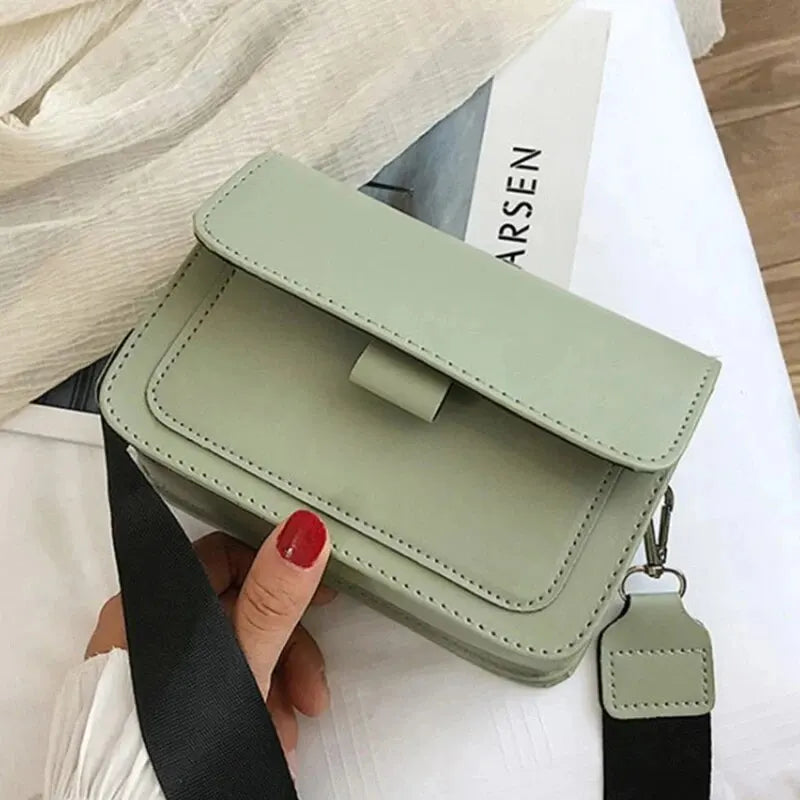 Classic Designer PU Leather Crossbody Bag for Women Travel Handle