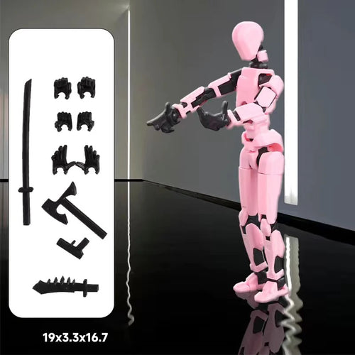 UNGH Multi-Jointed Movable Robot 3D Printed Mannequin Toy 13 Action