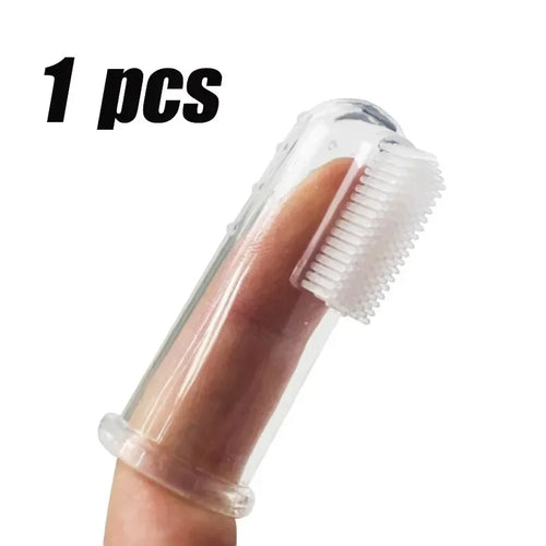 Soft pet finger toothbrush Teddy dog toothbrush tartar dental care dog
