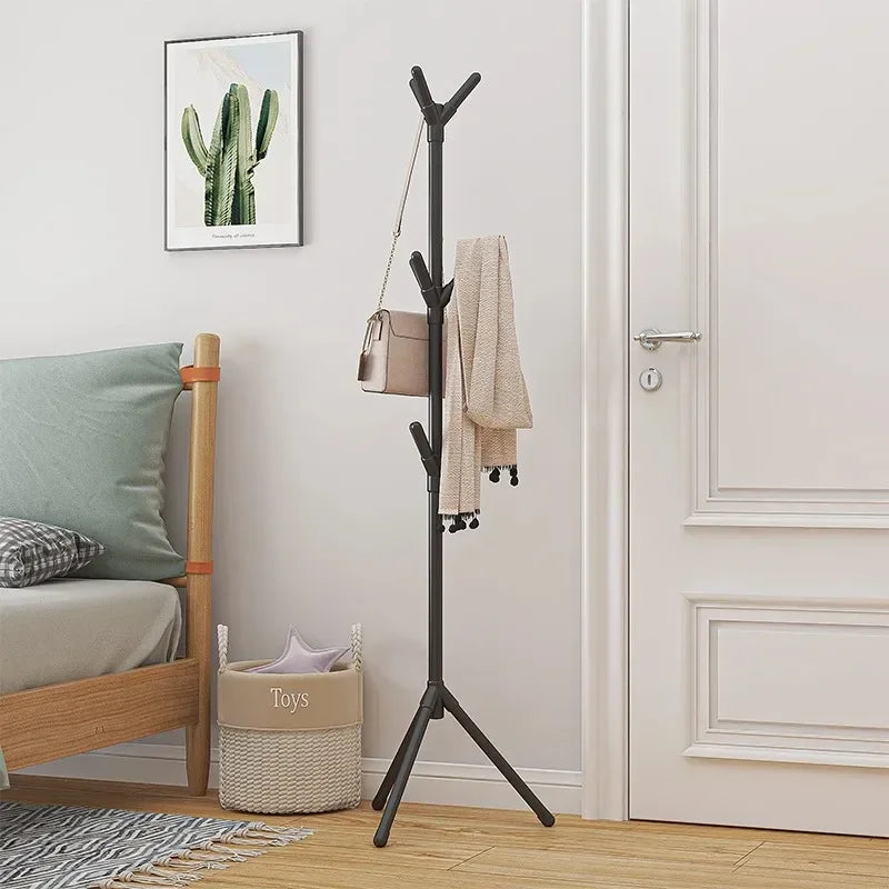 Clothes Rack Stand Tree Branch Shape Multi Hook Mobile and Convenient