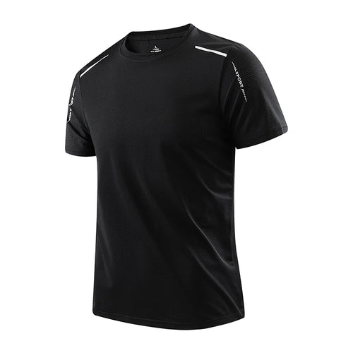 CHRLCK Men's Running Quick Drying T-shirts Breathable Hiking Fishing