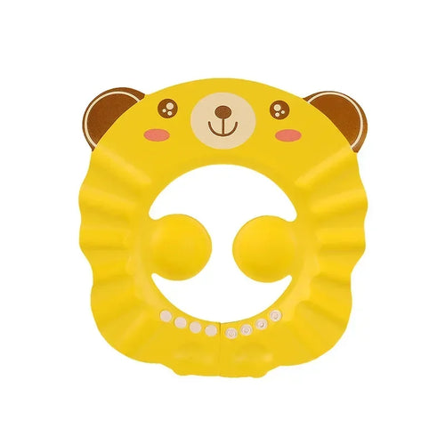 Baby Shower Soft Cap Adjustable Hair Wash Hat for Kids Ear Protection
