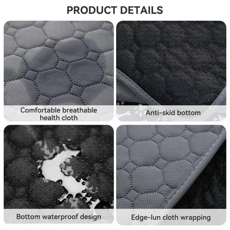 Reusable Dog Pee Pad Blanket Absorbent Diaper Washable Puppy Training