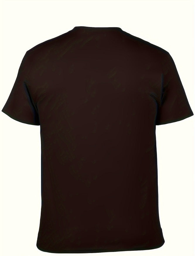 Men Casual Printed Short-Sleeved T-Shirt