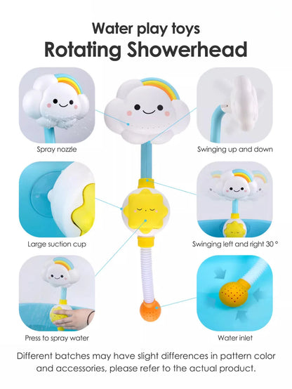 1pcs Kids cloud shower toy, baby bathtub toy, children's bathtub water
