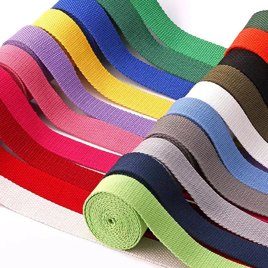 5M Cotton Webbing Suspenders Craft Supplies DIY Decorative Sewing