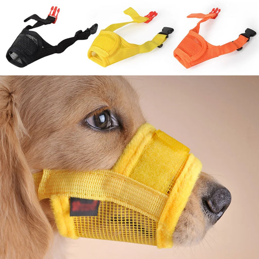 Anti Barking Dog Muzzle for Dogs Adjustable Mesh Breathable Pet Mouth