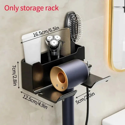 1 Pcs Hair Dryer Holder Wall Dryer Cradle Straightener Stand Hairdryer