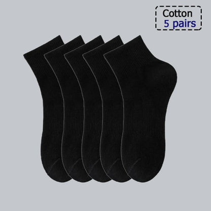 3/5/6 Pairs  Cotton Outdoor Sports Socks, Sweat Absorbing and Odor