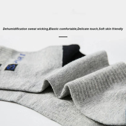 5 Pairs Men Bamboo Fiber Autumn Winter Men Socks Breathable Cotton