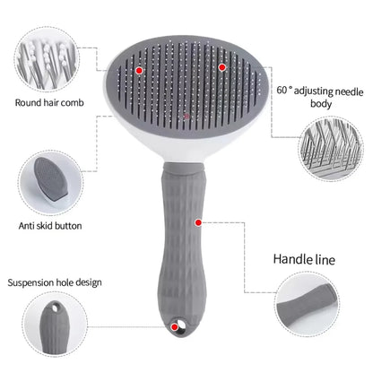 Pet Brush Cat/dog Comb Cleaning Pet Hair Remover Brush For Dogs Cats