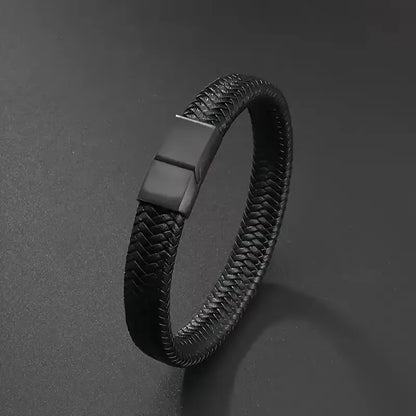 1PC Men's and Women's Fashion Trend Leather Weaving Rope Bracelet