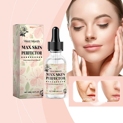 WEST MONTH Chest Neck Face Lifting Oil Efficient Nourishment Deeply