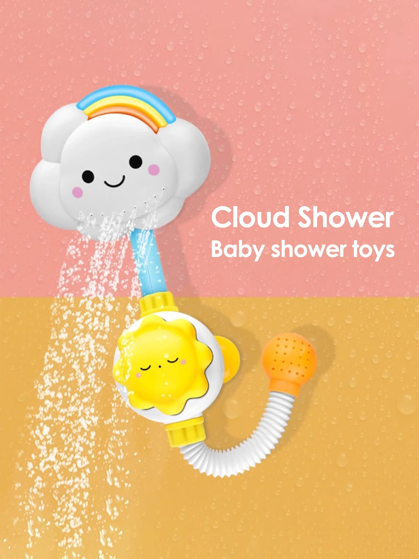 1pcs Kids cloud shower toy, baby bathtub toy, children's bathtub water