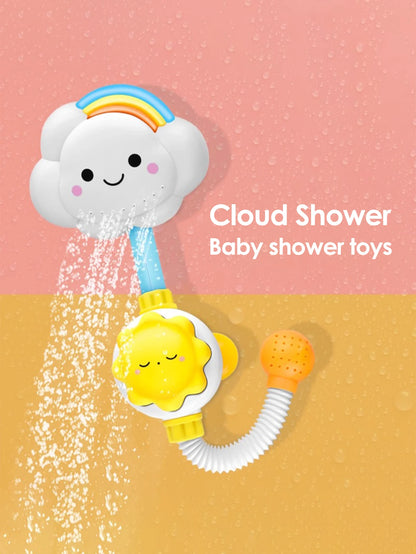 1pcs Kids cloud shower toy, baby bathtub toy, children's bathtub water