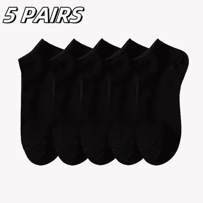 5/10 Pairs Men's Boat Socks Business Sport Sweat Absorption Mature
