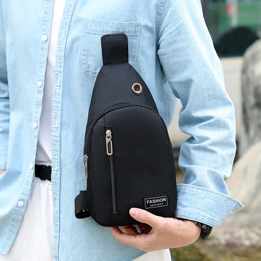 Chest Bag Men New Leisure Fashion Trend One Shoulder Chest Bag Outdoor