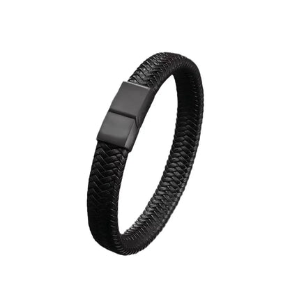 1PC Men's and Women's Fashion Trend Leather Weaving Rope Bracelet