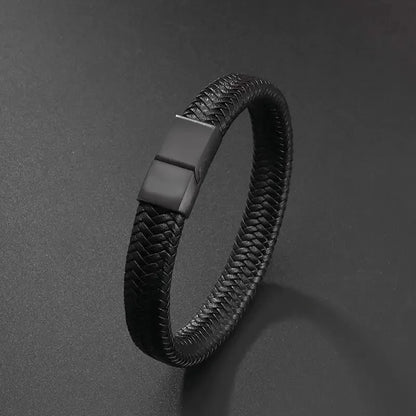 1PC Men's and Women's Fashion Trend Leather Weaving Rope Bracelet