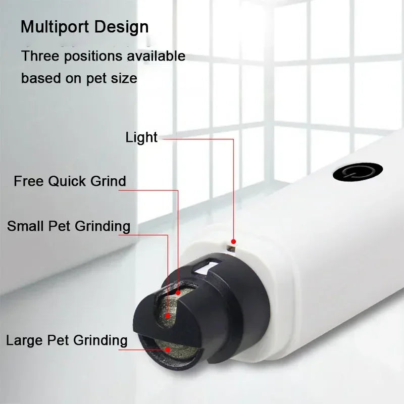 Electric Dog Nail Clippers for Dog Nail Grinders Rechargeable USB