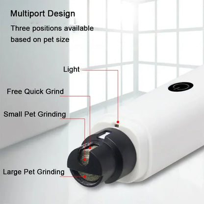 Electric Dog Nail Clippers for Dog Nail Grinders Rechargeable USB
