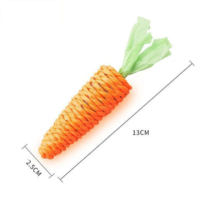 Cat Toys Simulation Carrot Sounding Pet Toys For Kitten Dogs Sisal