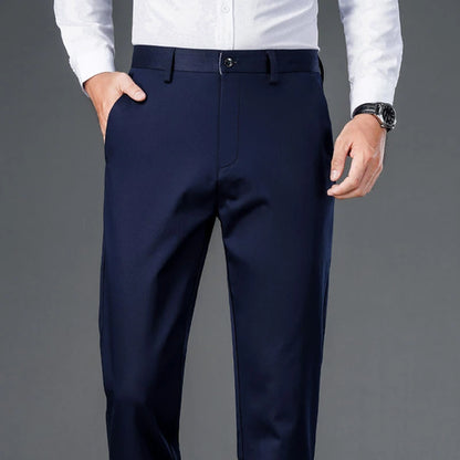 Male Smart Casual Pants Stretchy Sports Men's Fast Dry Trousers Spring