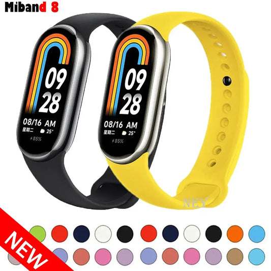 Silicone Strap For Xiaomi Mi band 8-8 NFC Sport Belt Replacement