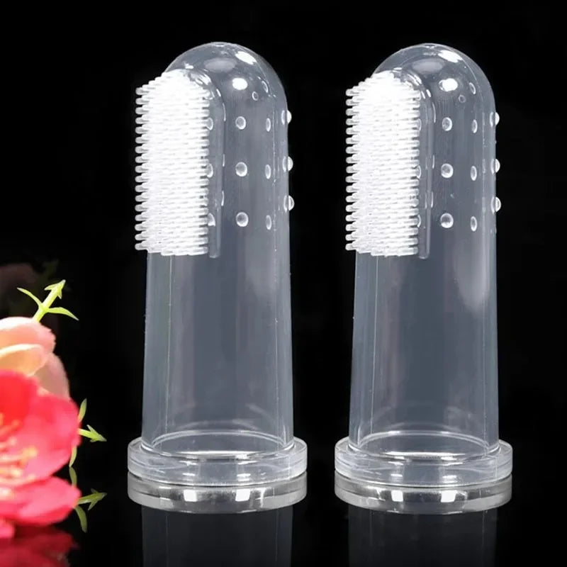 Soft pet finger toothbrush Teddy dog toothbrush tartar dental care dog