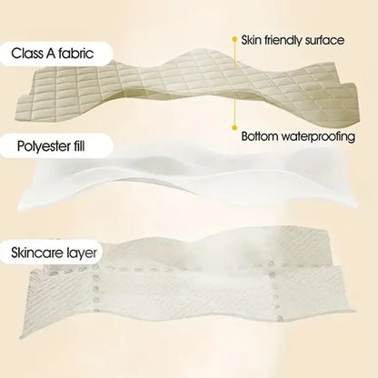 1pc 3D Air Fabric Thick Mattress Cover, 100% Waterproof Mattress