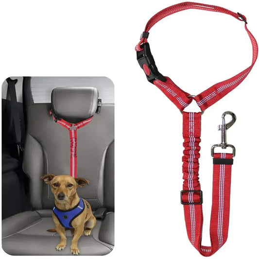 Reflective Pet Dog Car Seat Belt Puppy Collar Walking Travel Car