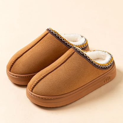 Winter Women's Slipper Fashion Fuzzy Fur Anti-slip Soft Sole Outdoor