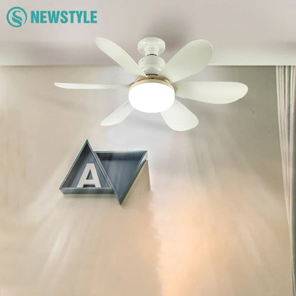 Home E27 Base Ceiling Fan Light with 30W LED Night Lights 3 Adjustable