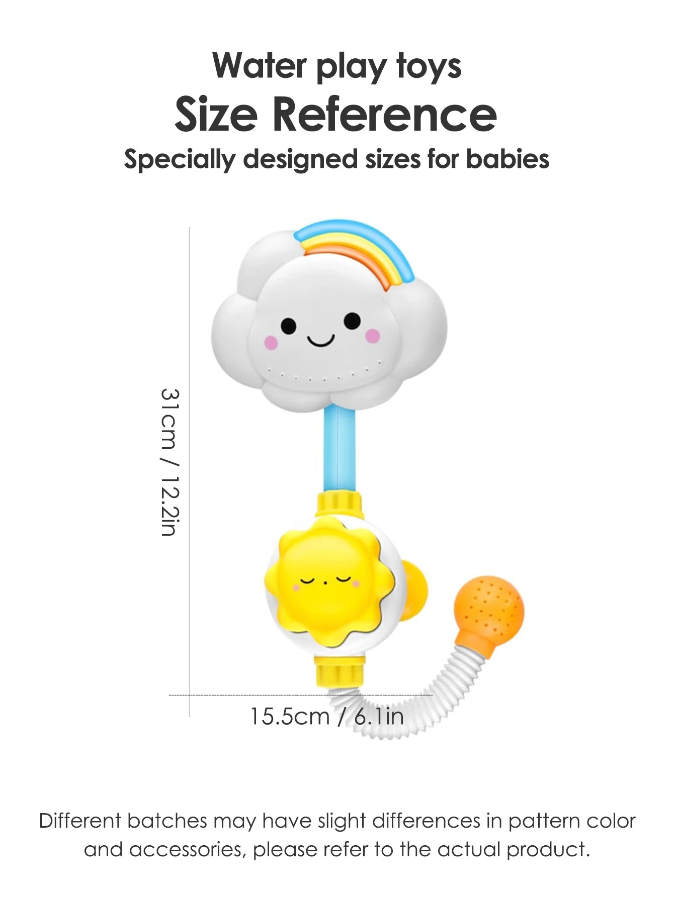 1pcs Kids cloud shower toy, baby bathtub toy, children's bathtub water