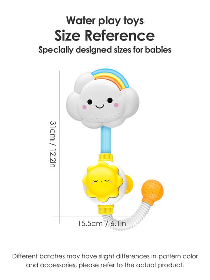 1pcs Kids cloud shower toy, baby bathtub toy, children's bathtub water
