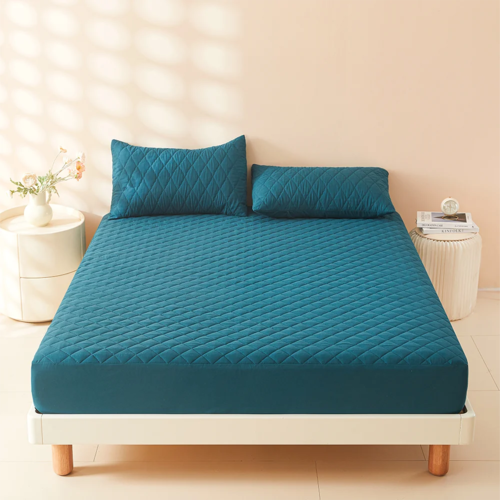 1pc 3D Air Fabric Thick Mattress Cover, 100% Waterproof Mattress