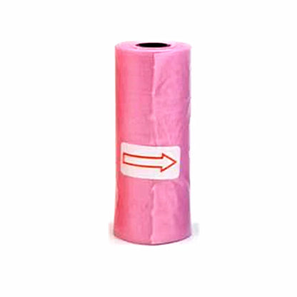 1200pcs Random Color Cartoon Paw Graphic Dog Poop Bags Pet Poop Bags