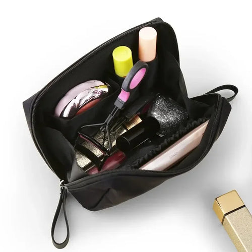 2024 New Women's Small Bag Toiletry Bag Portable Mini Solid Color