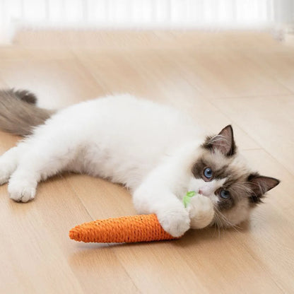 Cat Toys Simulation Carrot Sounding Pet Toys For Kitten Dogs Sisal