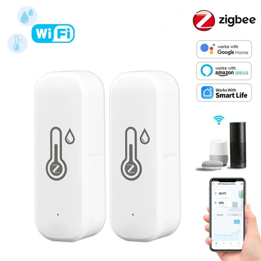 Zigbee WiFi Temperature And Humidity Sensor APP Remote Monitor For