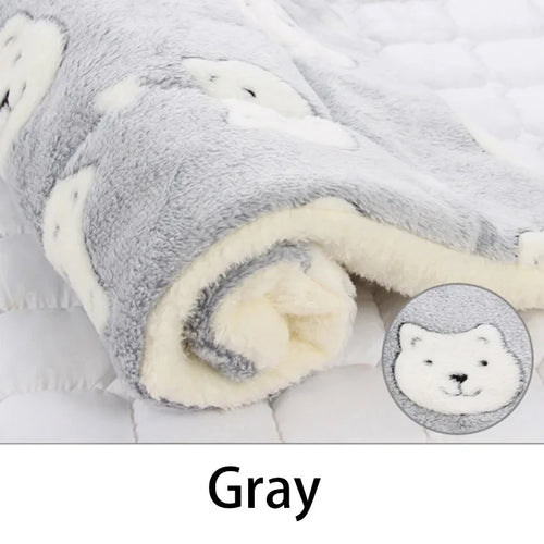 Flannel Pet Sleeping Mat Dog Bed Cat Litter Puppy Bed Dog Sofa Lovely
