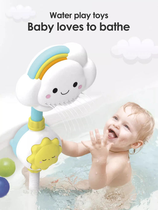 1pcs Kids cloud shower toy, baby bathtub toy, children's bathtub water