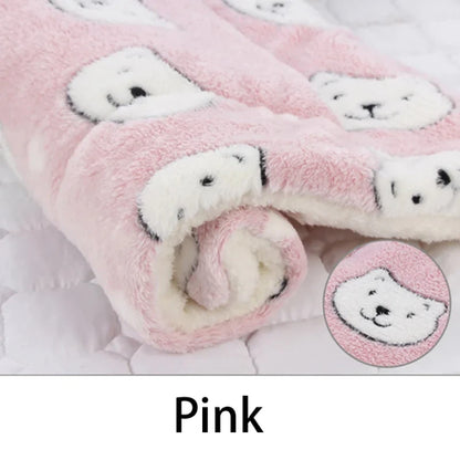 Flannel Pet Sleeping Mat Dog Bed Cat Litter Puppy Bed Dog Sofa Lovely